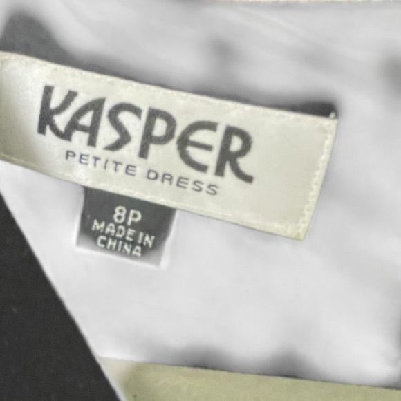 Kasper Classic Sleeveless Black Dress - Picture 5 of 10